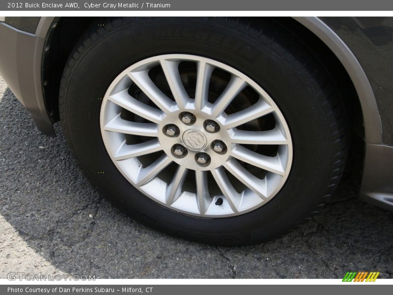Cyber Gray Metallic / Titanium 2012 Buick Enclave AWD