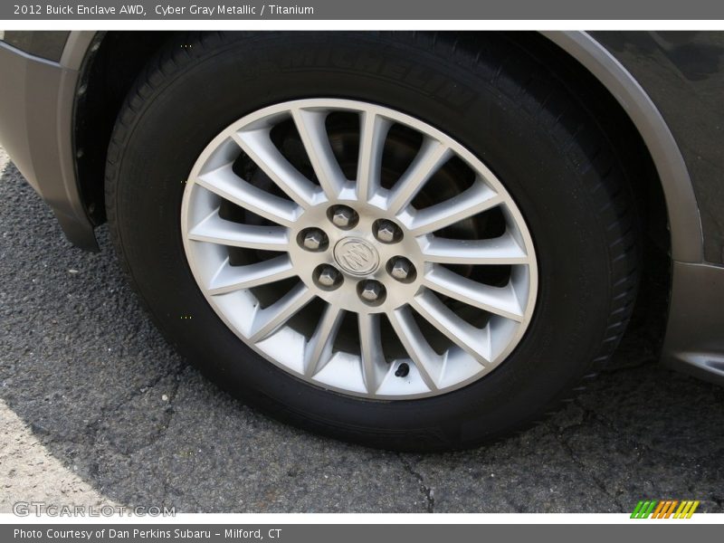 Cyber Gray Metallic / Titanium 2012 Buick Enclave AWD