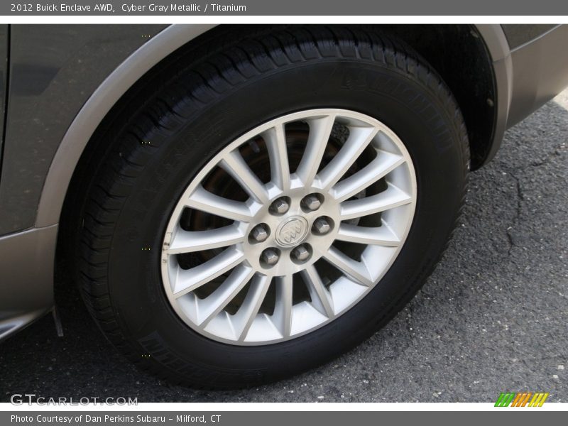Cyber Gray Metallic / Titanium 2012 Buick Enclave AWD
