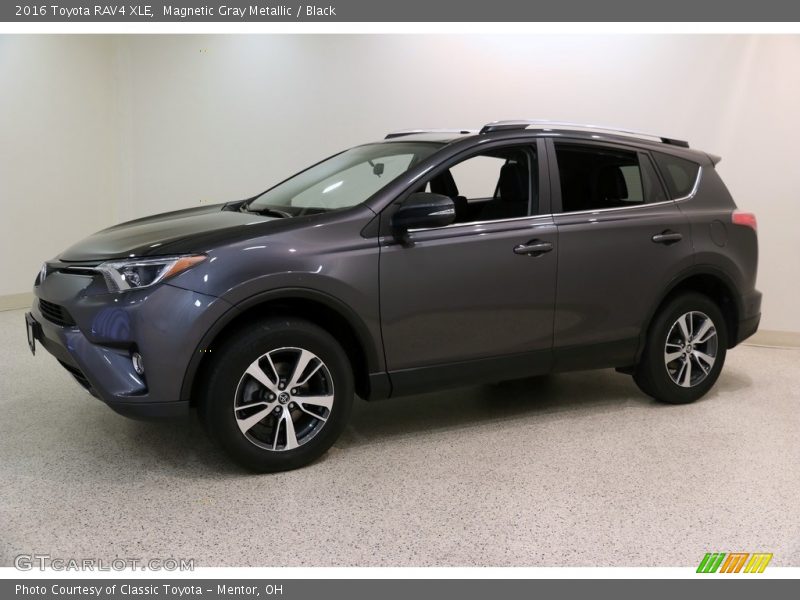 Magnetic Gray Metallic / Black 2016 Toyota RAV4 XLE