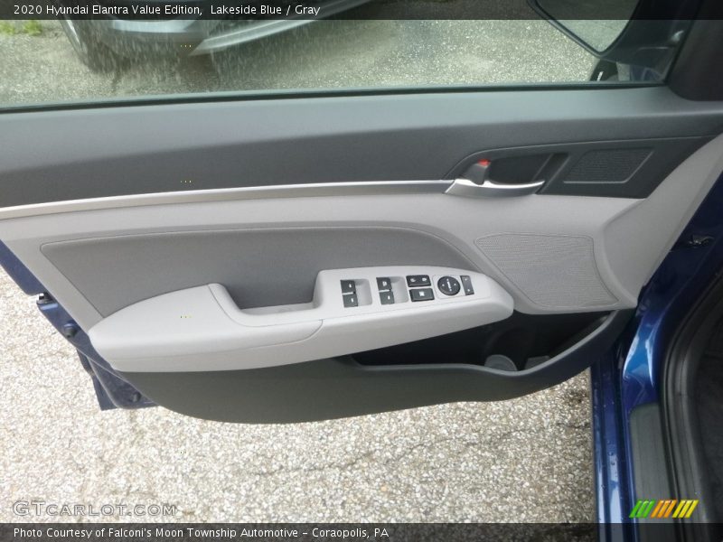Lakeside Blue / Gray 2020 Hyundai Elantra Value Edition