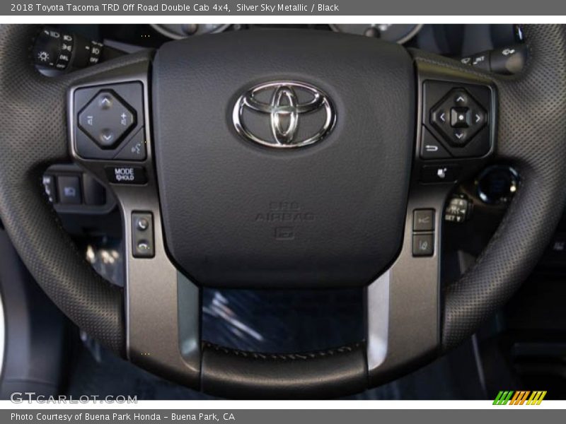 Silver Sky Metallic / Black 2018 Toyota Tacoma TRD Off Road Double Cab 4x4
