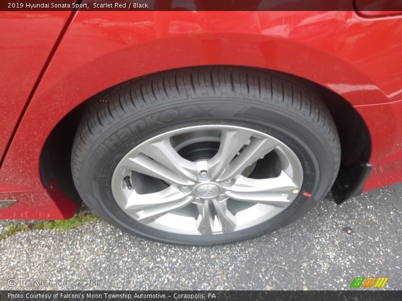 Scarlet Red / Black 2019 Hyundai Sonata Sport