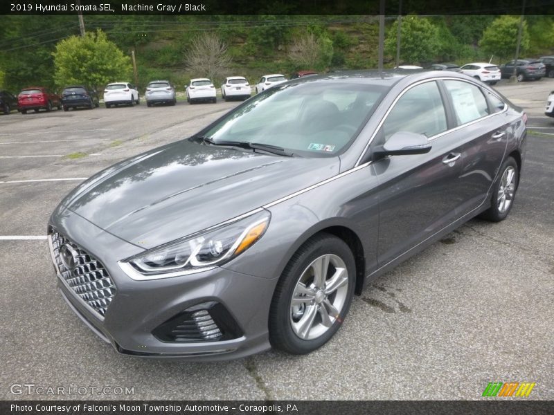 Machine Gray / Black 2019 Hyundai Sonata SEL