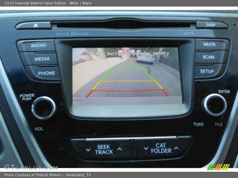 White / Black 2016 Hyundai Elantra Value Edition