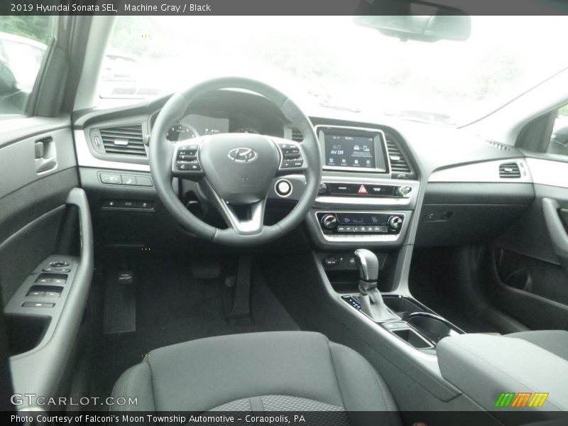 Machine Gray / Black 2019 Hyundai Sonata SEL