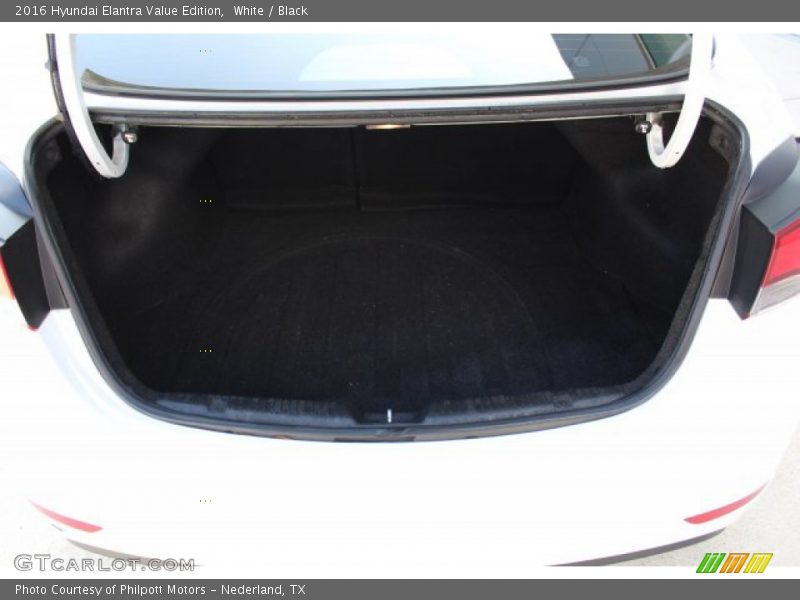 White / Black 2016 Hyundai Elantra Value Edition