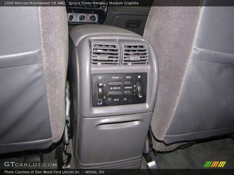 Spruce Green Metallic / Medium Graphite 2000 Mercury Mountaineer V8 AWD