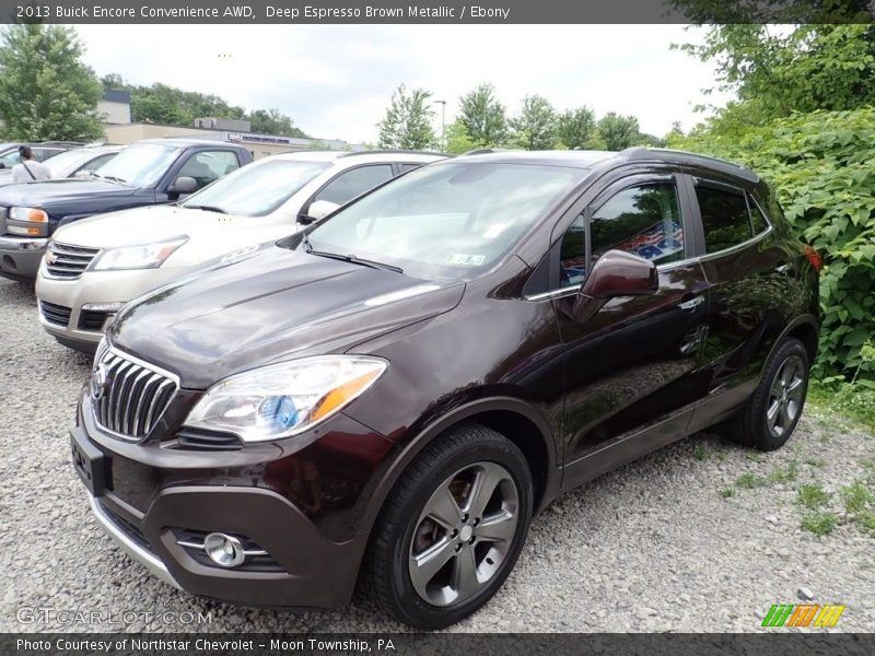 Deep Espresso Brown Metallic / Ebony 2013 Buick Encore Convenience AWD
