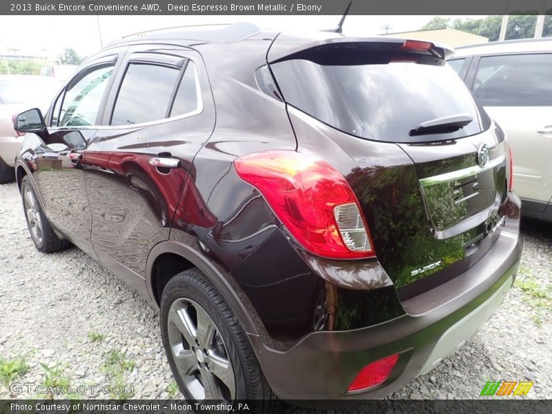 Deep Espresso Brown Metallic / Ebony 2013 Buick Encore Convenience AWD