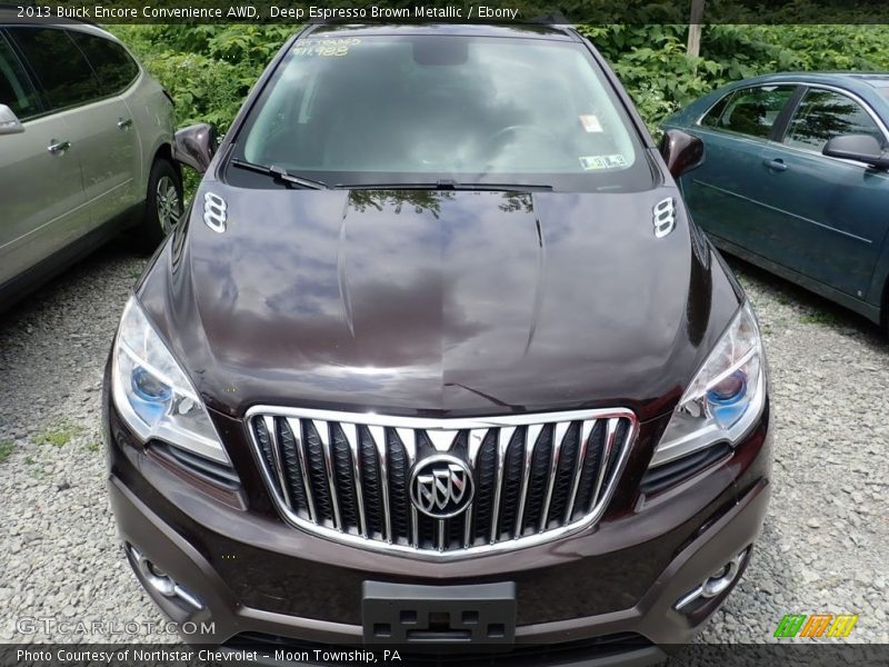 Deep Espresso Brown Metallic / Ebony 2013 Buick Encore Convenience AWD