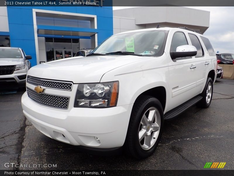 Summit White / Ebony 2013 Chevrolet Tahoe LT 4x4