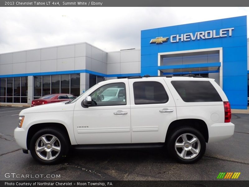 Summit White / Ebony 2013 Chevrolet Tahoe LT 4x4