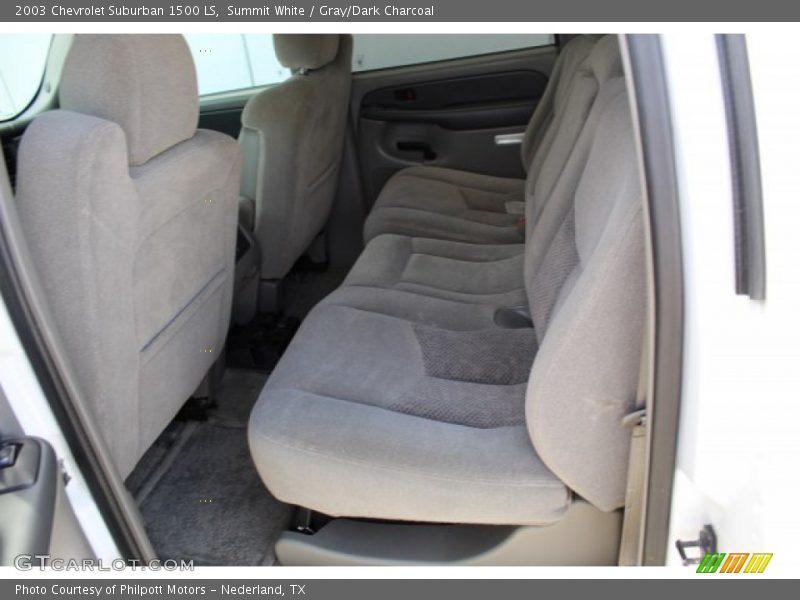 Summit White / Gray/Dark Charcoal 2003 Chevrolet Suburban 1500 LS