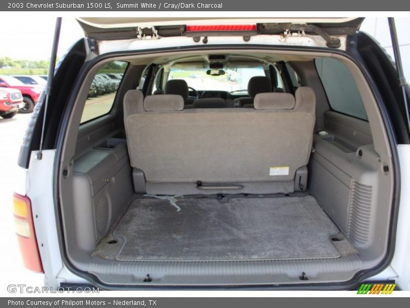 Summit White / Gray/Dark Charcoal 2003 Chevrolet Suburban 1500 LS