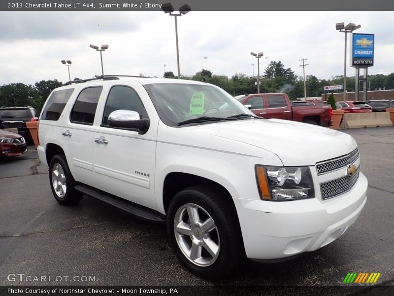 Summit White / Ebony 2013 Chevrolet Tahoe LT 4x4