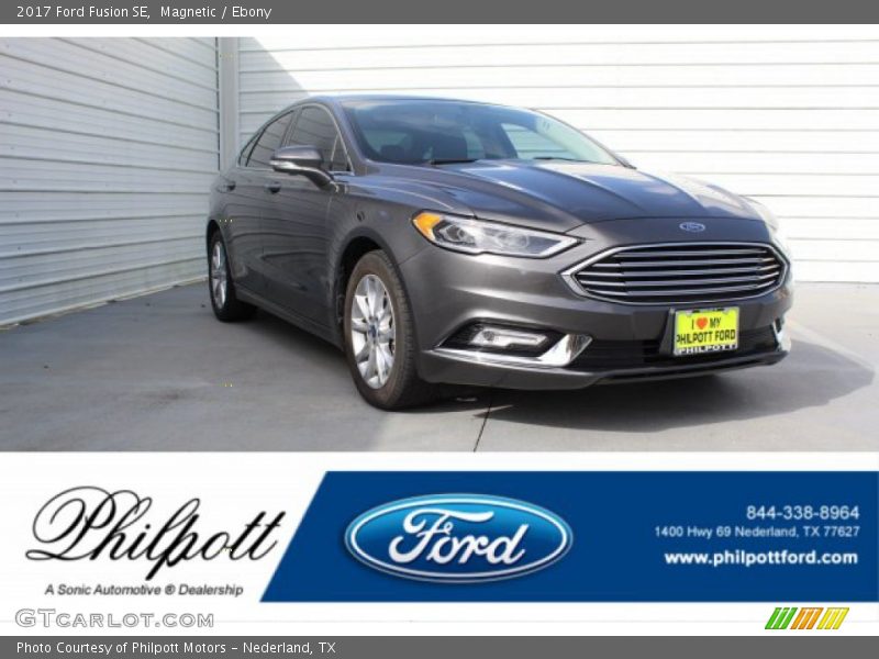 Magnetic / Ebony 2017 Ford Fusion SE