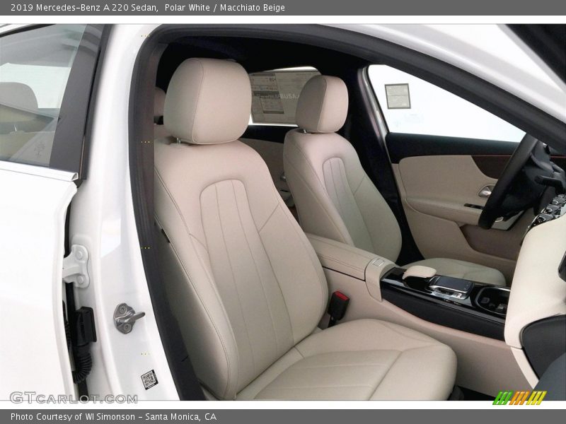 Polar White / Macchiato Beige 2019 Mercedes-Benz A 220 Sedan
