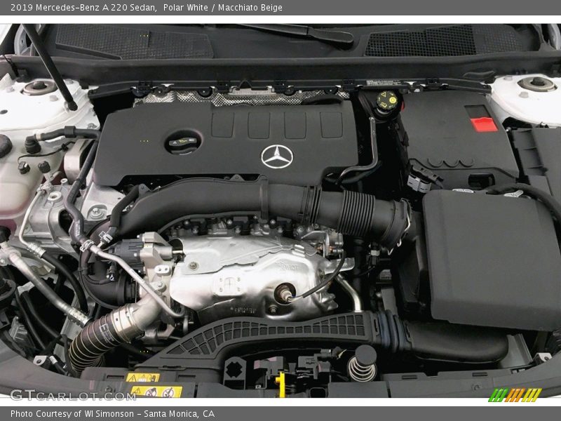 Polar White / Macchiato Beige 2019 Mercedes-Benz A 220 Sedan
