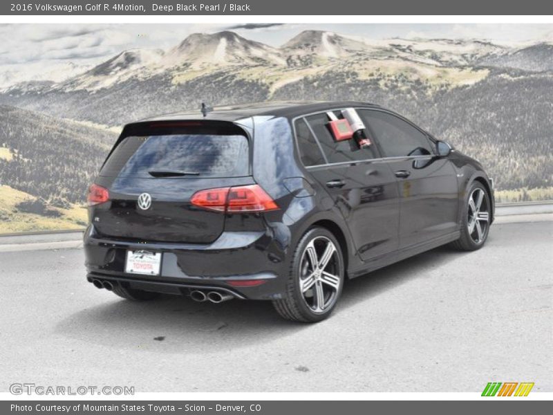 Deep Black Pearl / Black 2016 Volkswagen Golf R 4Motion