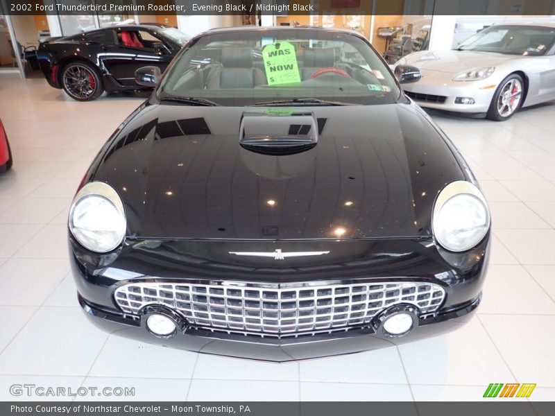 Evening Black / Midnight Black 2002 Ford Thunderbird Premium Roadster