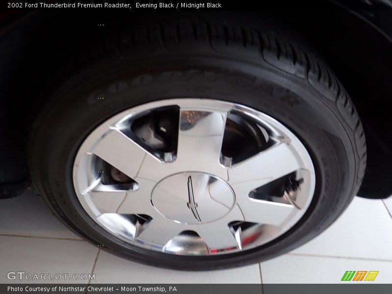 Evening Black / Midnight Black 2002 Ford Thunderbird Premium Roadster