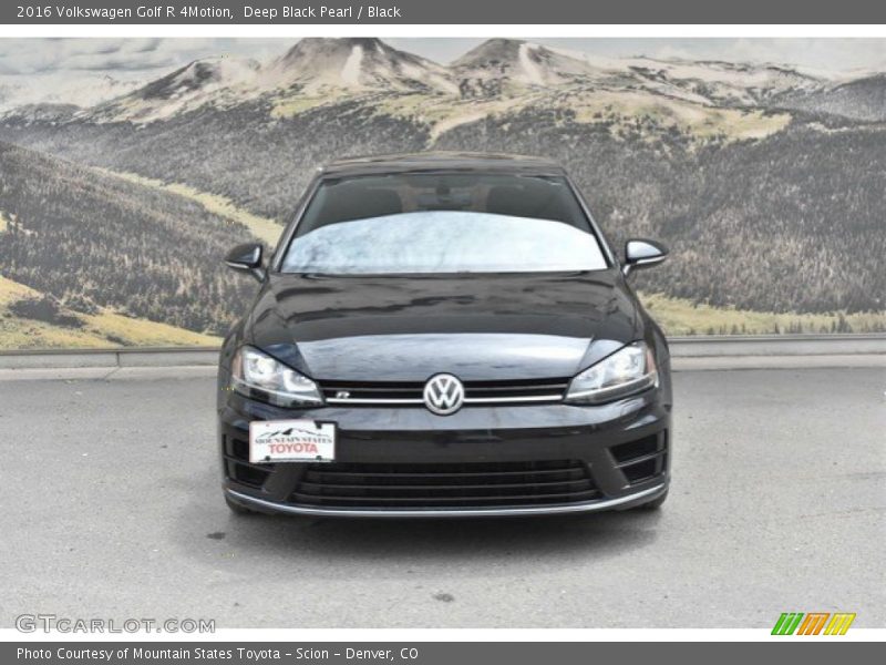 Deep Black Pearl / Black 2016 Volkswagen Golf R 4Motion