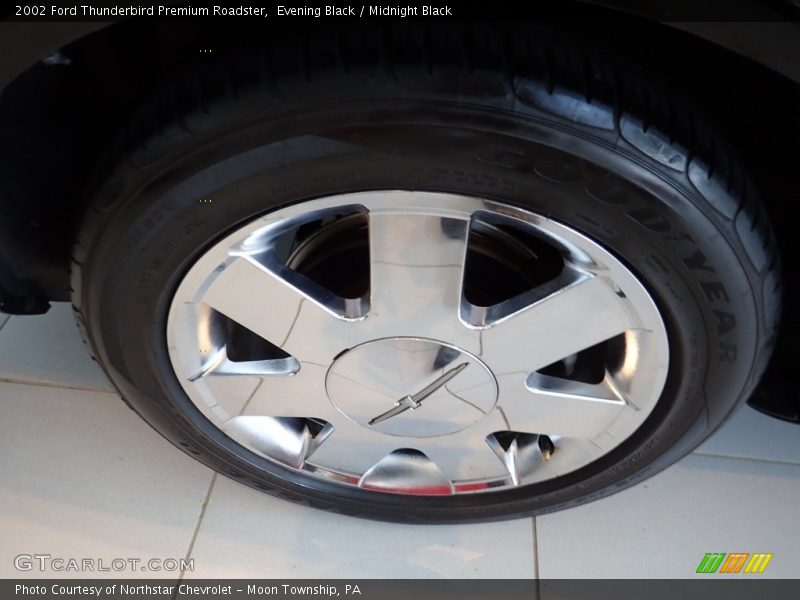 Evening Black / Midnight Black 2002 Ford Thunderbird Premium Roadster