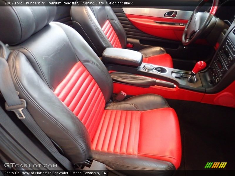 Evening Black / Midnight Black 2002 Ford Thunderbird Premium Roadster