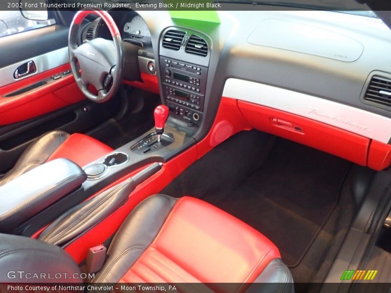 Evening Black / Midnight Black 2002 Ford Thunderbird Premium Roadster