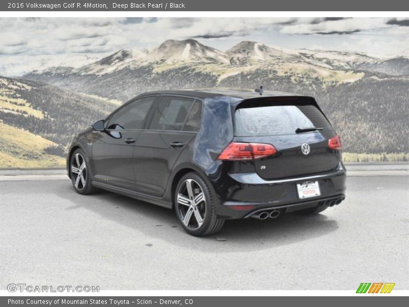 Deep Black Pearl / Black 2016 Volkswagen Golf R 4Motion