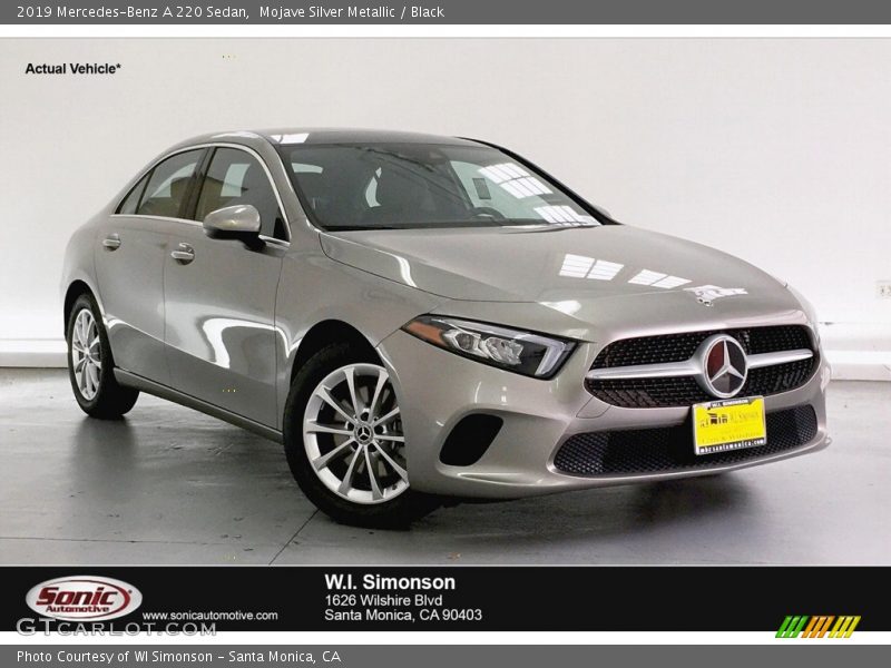 Mojave Silver Metallic / Black 2019 Mercedes-Benz A 220 Sedan
