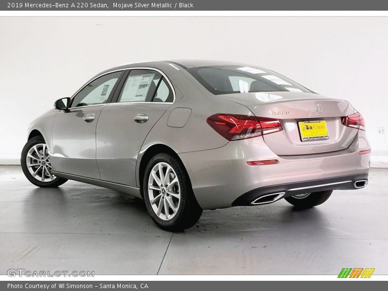 Mojave Silver Metallic / Black 2019 Mercedes-Benz A 220 Sedan