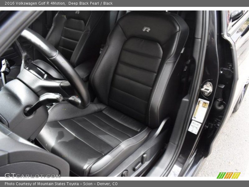 Deep Black Pearl / Black 2016 Volkswagen Golf R 4Motion