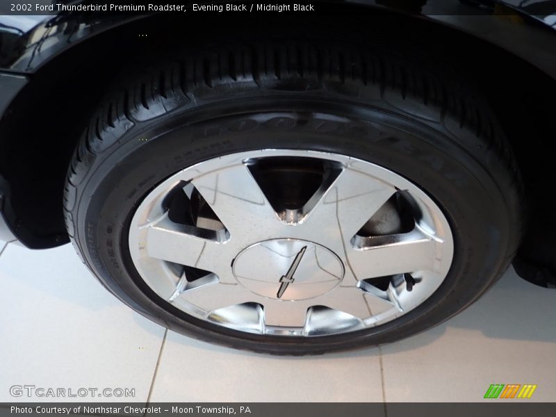 Evening Black / Midnight Black 2002 Ford Thunderbird Premium Roadster