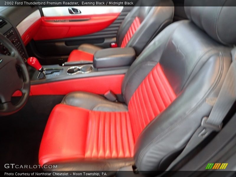 Evening Black / Midnight Black 2002 Ford Thunderbird Premium Roadster