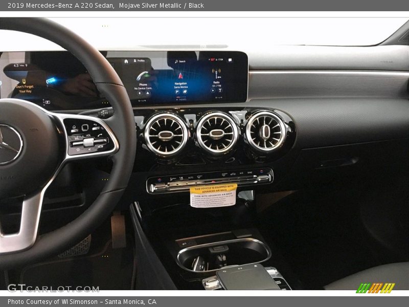 Mojave Silver Metallic / Black 2019 Mercedes-Benz A 220 Sedan