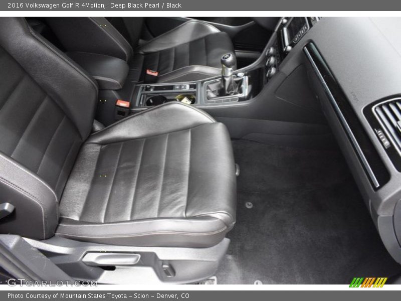 Deep Black Pearl / Black 2016 Volkswagen Golf R 4Motion