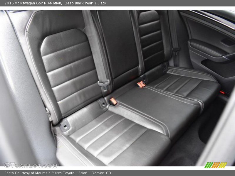 Rear Seat of 2016 Golf R 4Motion