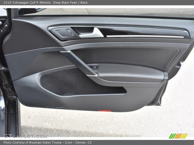 Deep Black Pearl / Black 2016 Volkswagen Golf R 4Motion