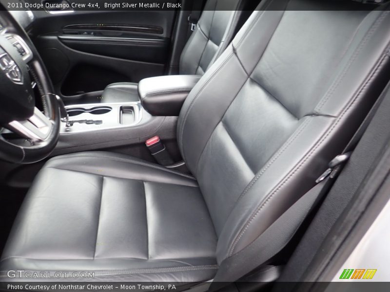 Bright Silver Metallic / Black 2011 Dodge Durango Crew 4x4