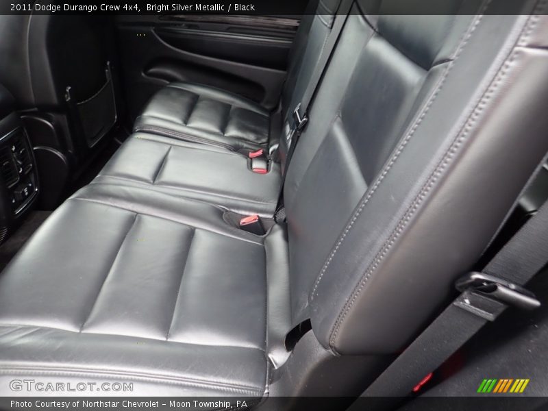 Bright Silver Metallic / Black 2011 Dodge Durango Crew 4x4