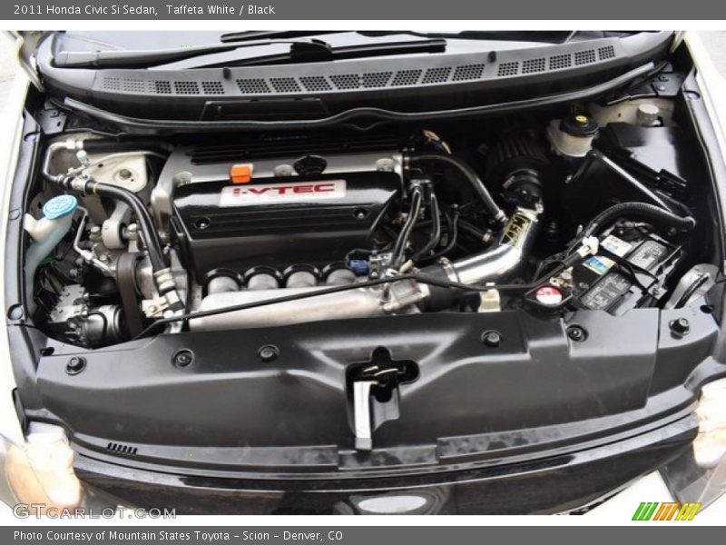 Taffeta White / Black 2011 Honda Civic Si Sedan