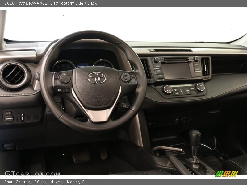 Electric Storm Blue / Black 2016 Toyota RAV4 XLE