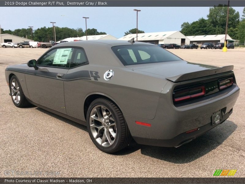 Destroyer Gray / Black 2019 Dodge Challenger R/T Plus