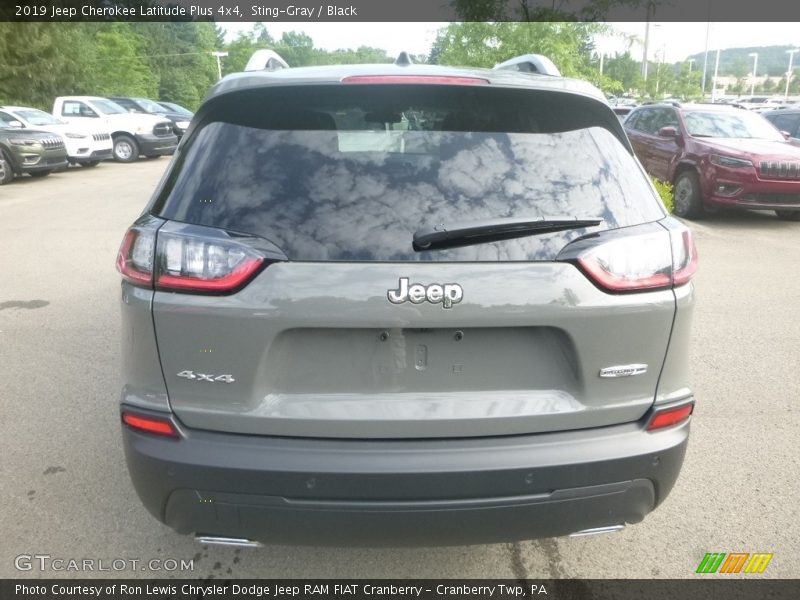 Sting-Gray / Black 2019 Jeep Cherokee Latitude Plus 4x4