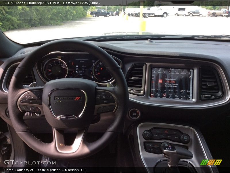 Destroyer Gray / Black 2019 Dodge Challenger R/T Plus