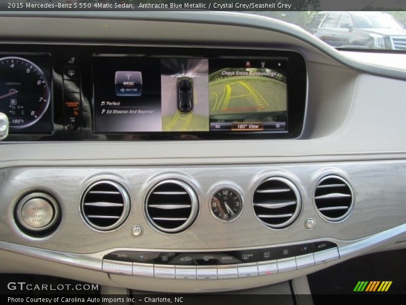 Anthracite Blue Metallic / Crystal Grey/Seashell Grey 2015 Mercedes-Benz S 550 4Matic Sedan