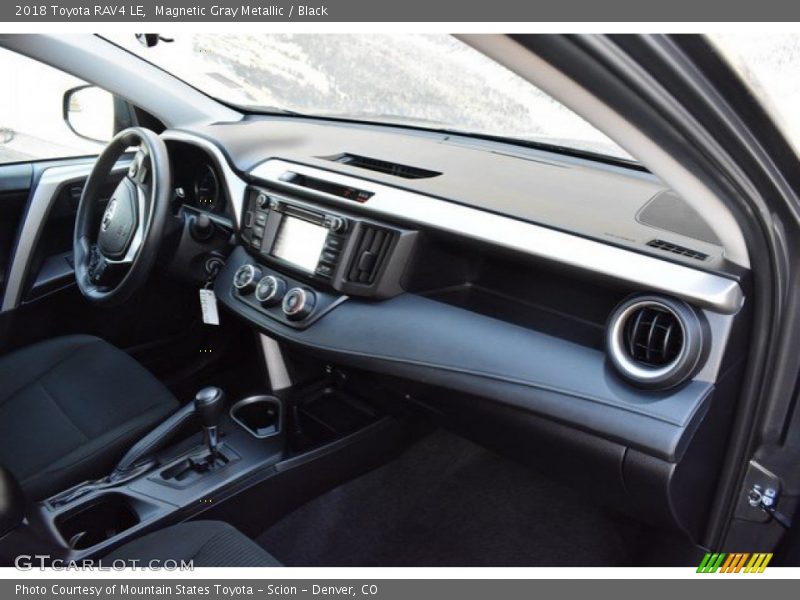 Magnetic Gray Metallic / Black 2018 Toyota RAV4 LE