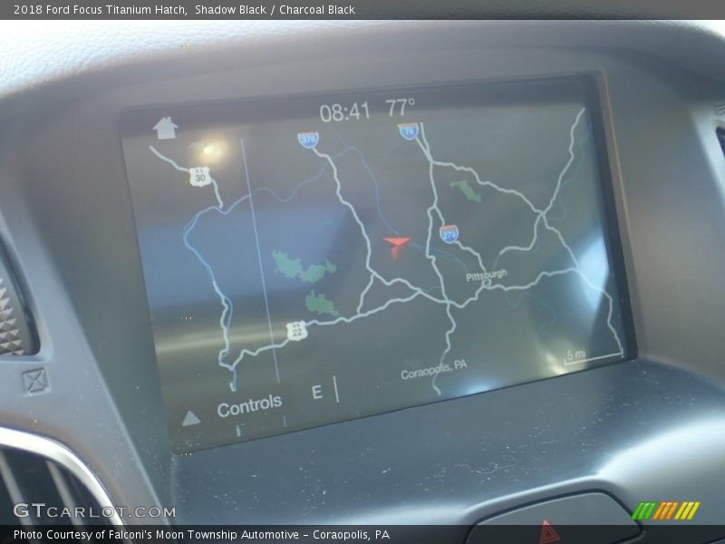 Shadow Black / Charcoal Black 2018 Ford Focus Titanium Hatch